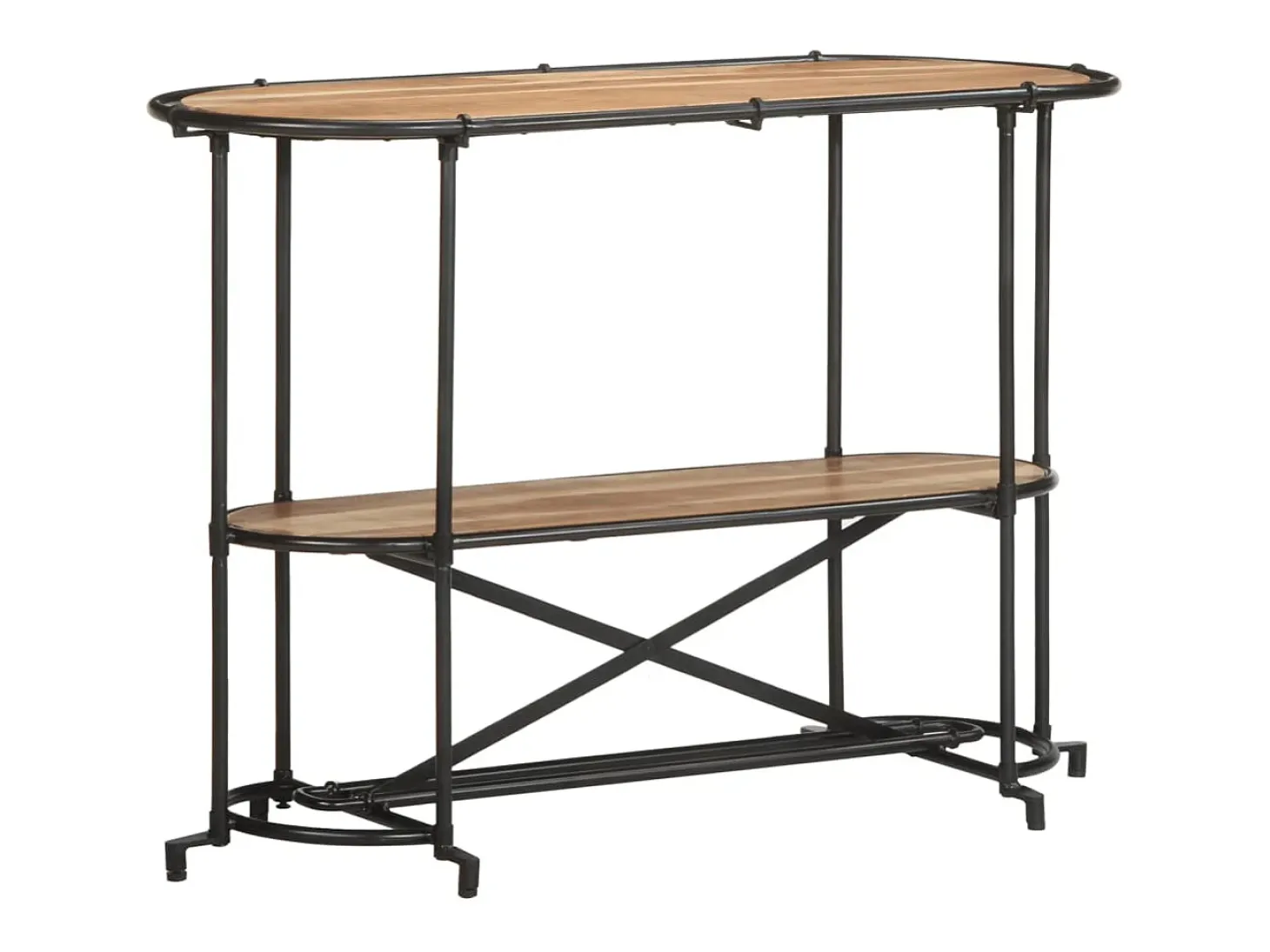 Mesa consola 110x42x76 cm madera maciza de acacia