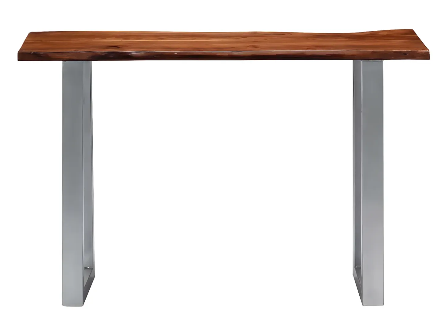 Mesa consola 115x35x76 cm madera maciza de acacia y hierro ES696132