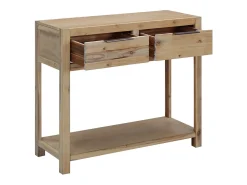 Mesa consola 82x33x73 cm Madera maciza de acacia