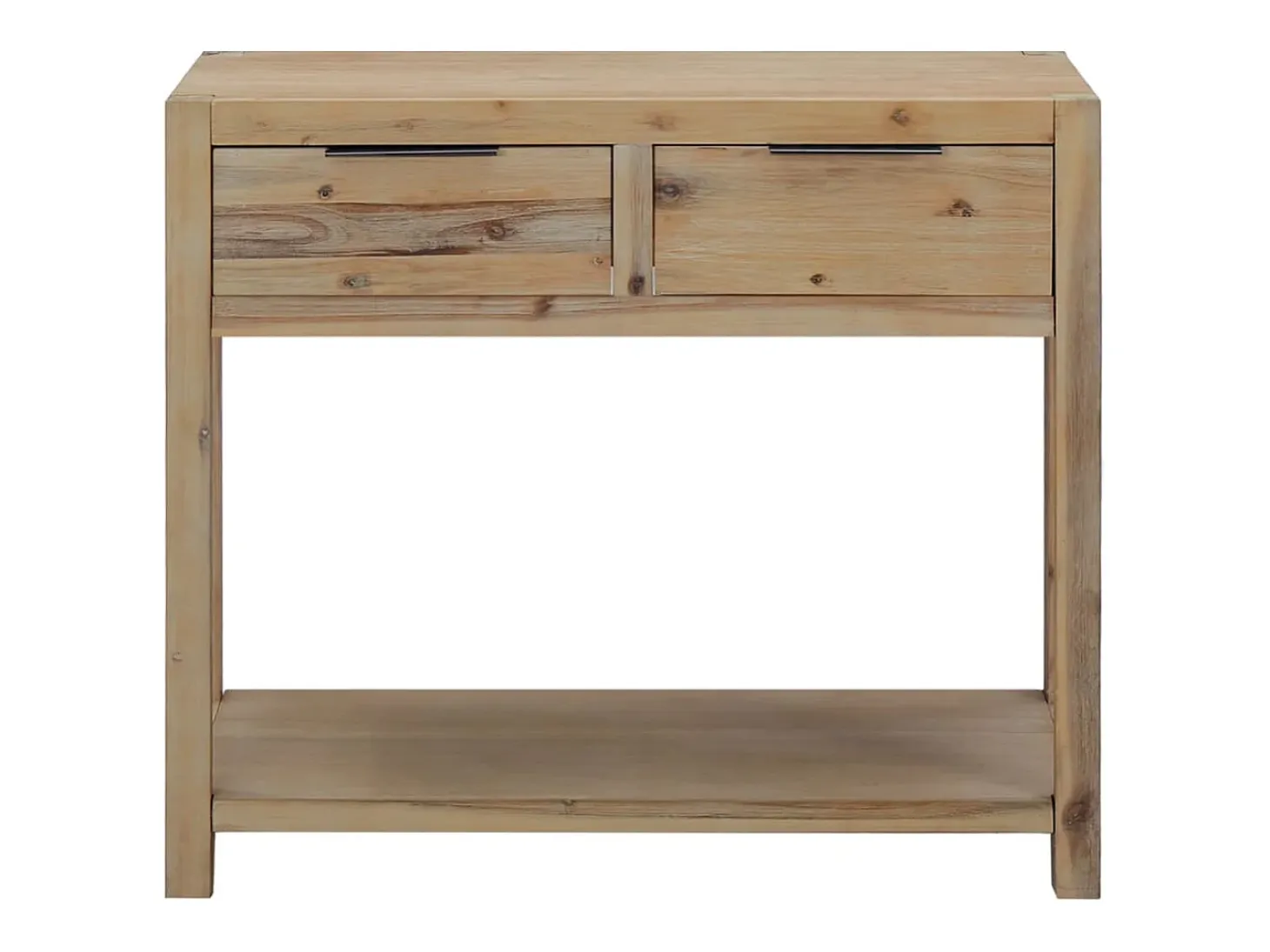 Mesa consola 82x33x73 cm Madera maciza de acacia