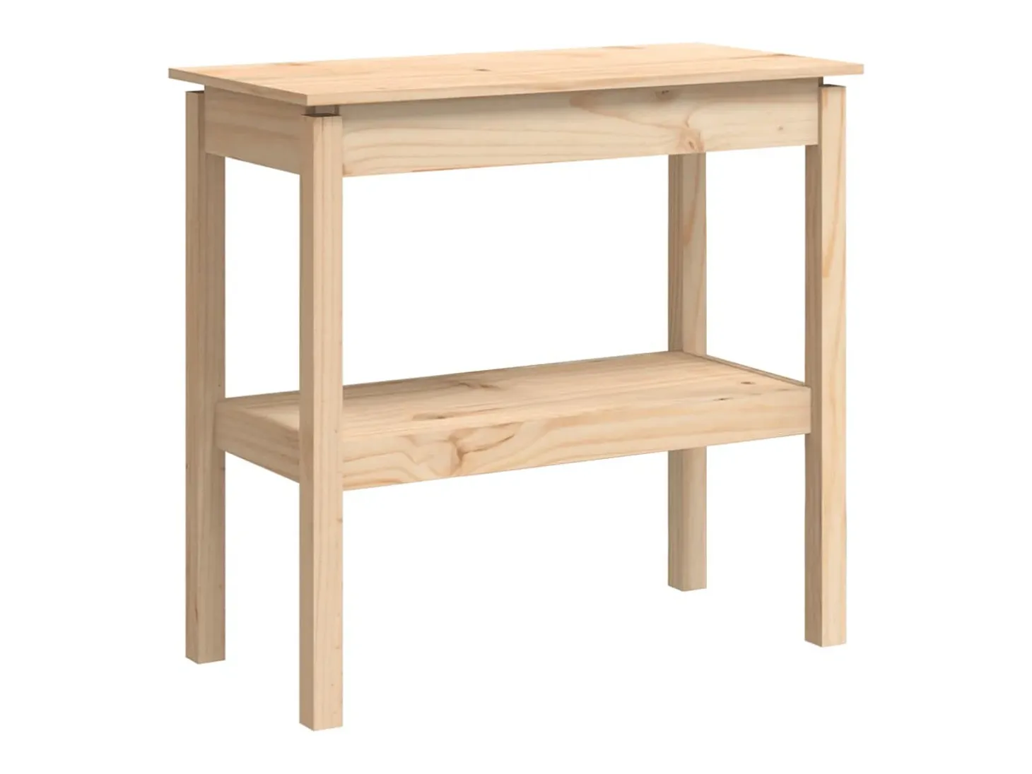 Mesa consola 80x40x75 cm Madera maciza de pino