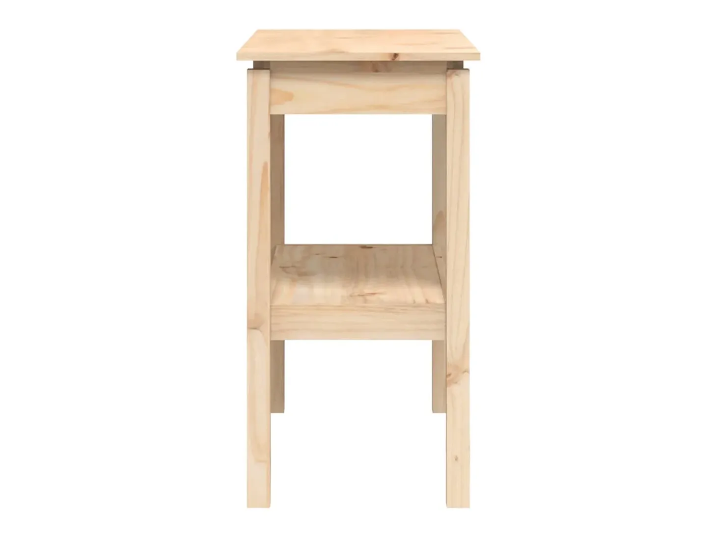 Mesa consola 80x40x75 cm Madera maciza de pino
