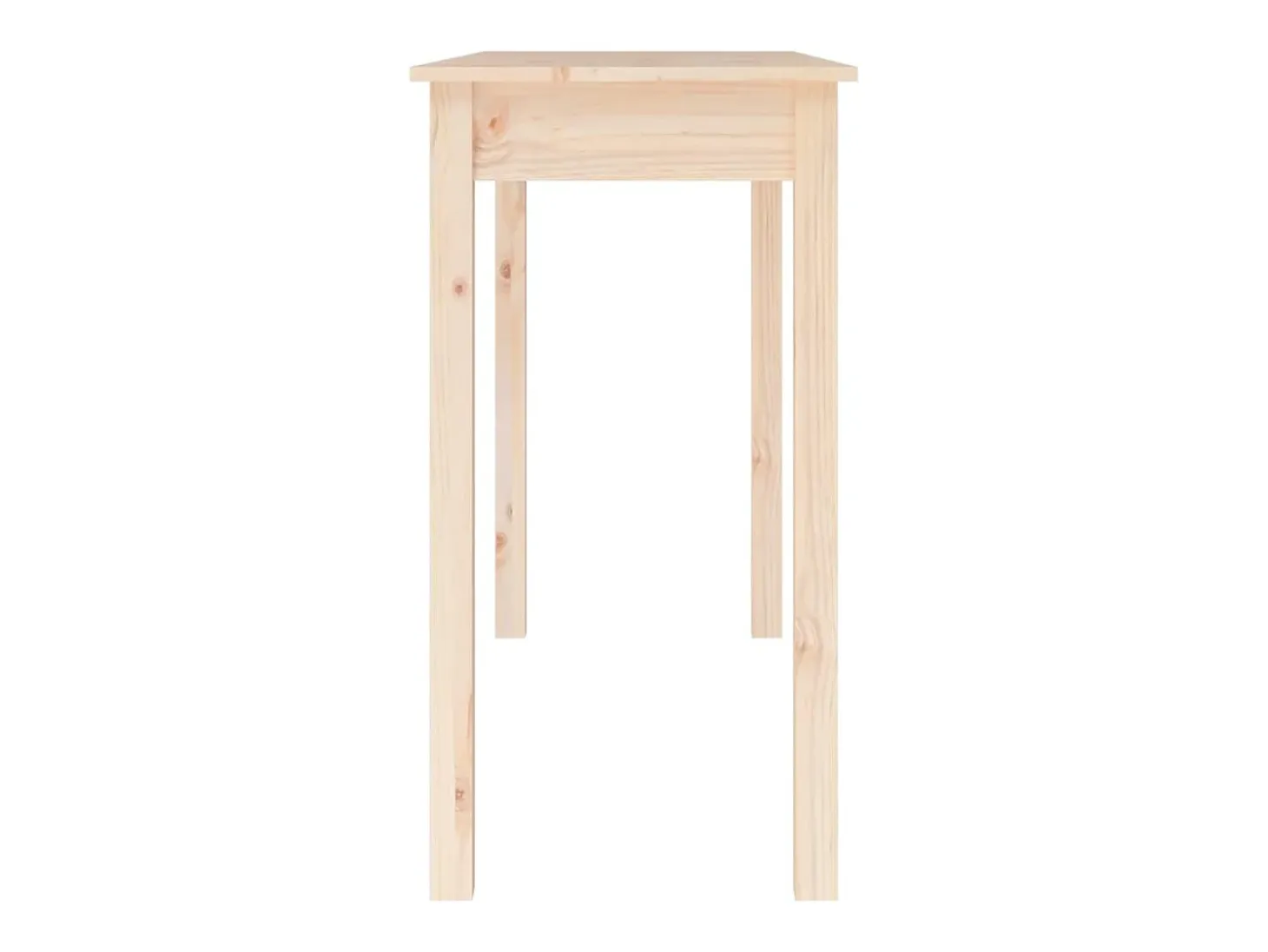 Mesa consola 110x40x75 cm Madera maciza de pino