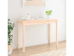 Mesa consola 110x40x75 cm Madera maciza de pino