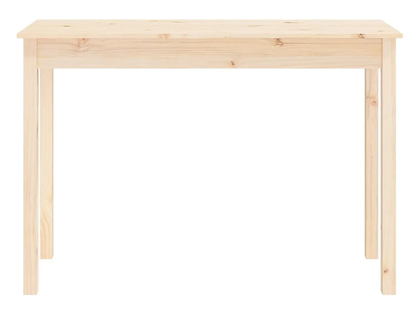 Mesa consola 110x40x75 cm Madera maciza de pino