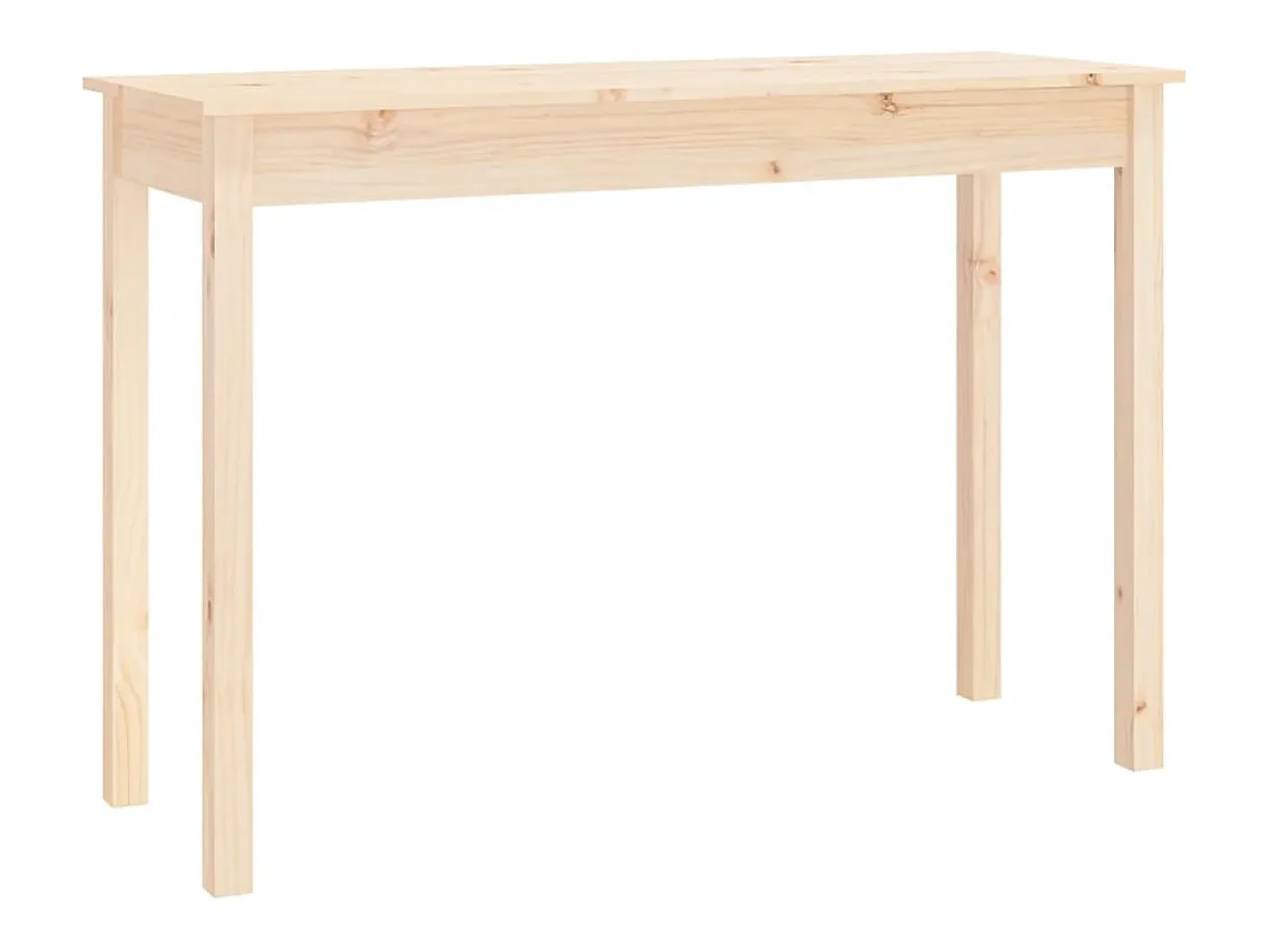 Mesa consola 110x40x75 cm Madera maciza de pino