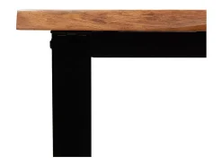 Mesa consola 110x35x80 cm madera maciza de acacia