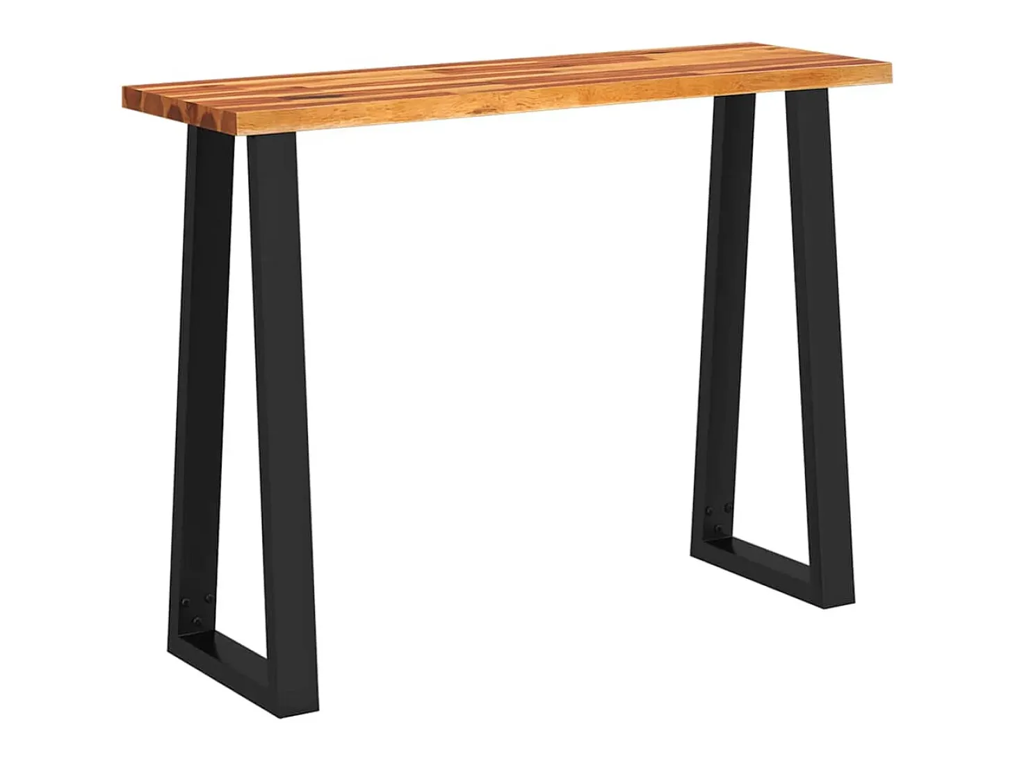 Mesa consola 110x35x80 cm madera maciza de acacia