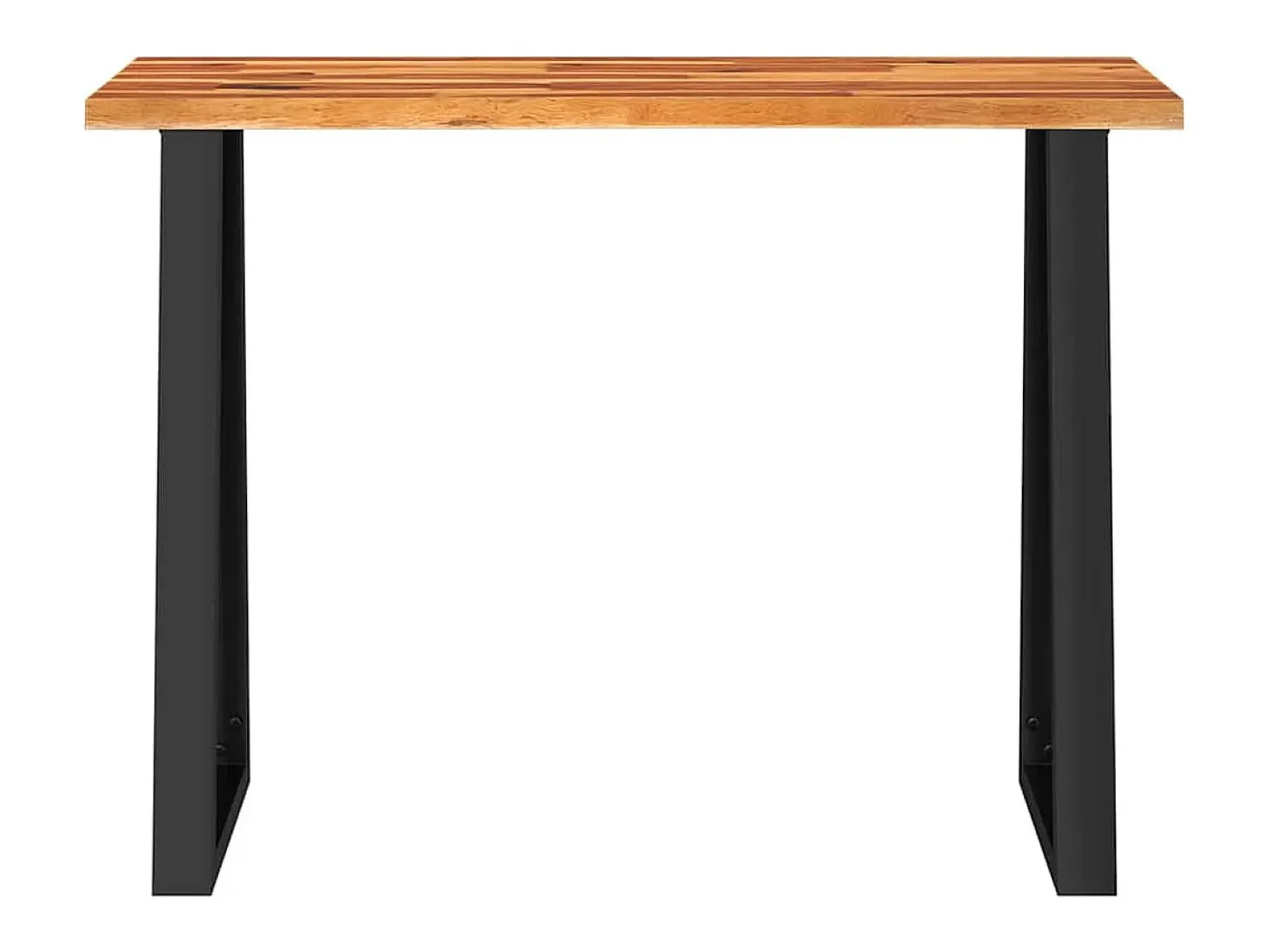 Mesa consola 110x35x80 cm madera maciza de acacia