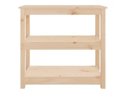 Mesa consola 80x40x74 cm Madera maciza de pino