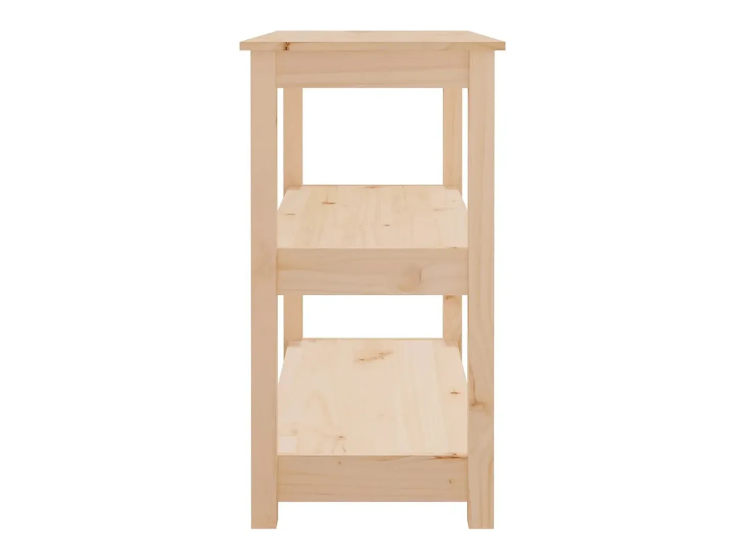 Mesa consola 80x40x74 cm Madera maciza de pino