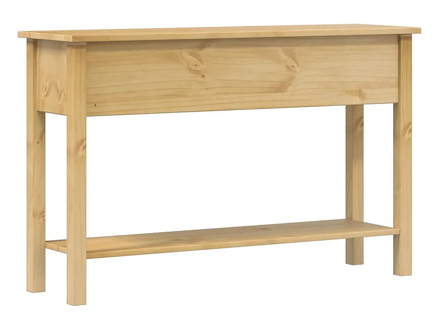 Mesa consola 114x34,5x73 cm madera maciza de pino