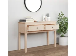 Mesa consola 100x35x75 cm Madera maciza de pino