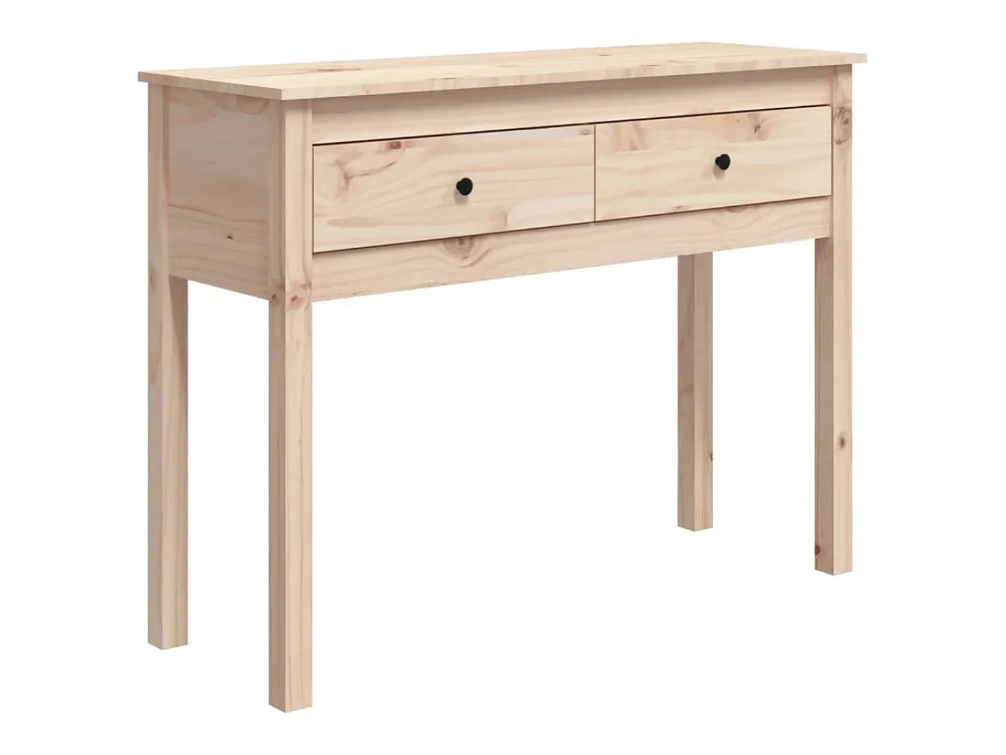 Mesa consola 100x35x75 cm Madera maciza de pino