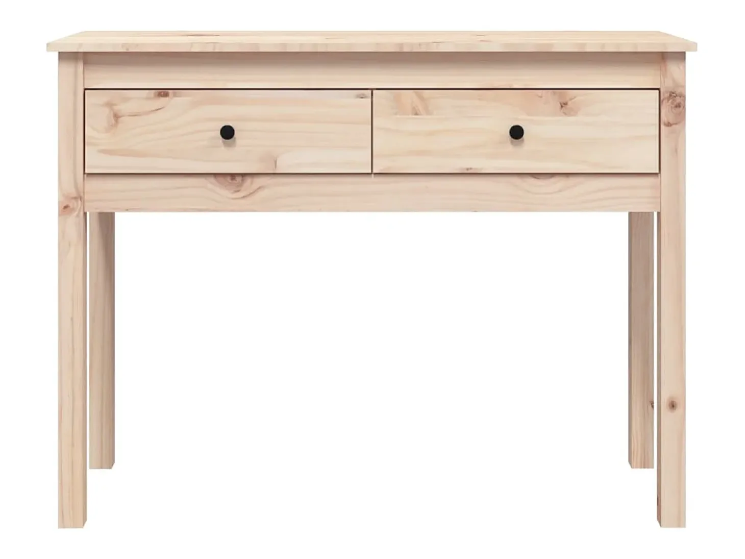 Mesa consola 100x35x75 cm Madera maciza de pino