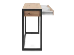 Mesa consola 100x75x35 cm natural antracita
