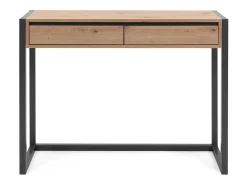 Mesa consola 100x75x35 cm natural antracita
