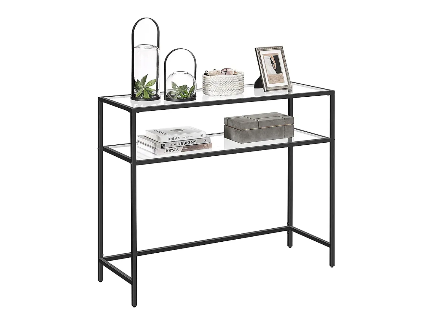 Mesa consola 100x80x35 cm Negra