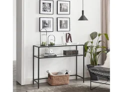 Mesa consola 100x80x35 cm Negra