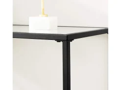 Mesa consola 100x35x80 cm negra