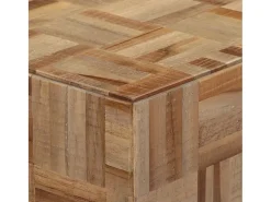 Mesa consola 110x34x80 cm teca maciza recuperada