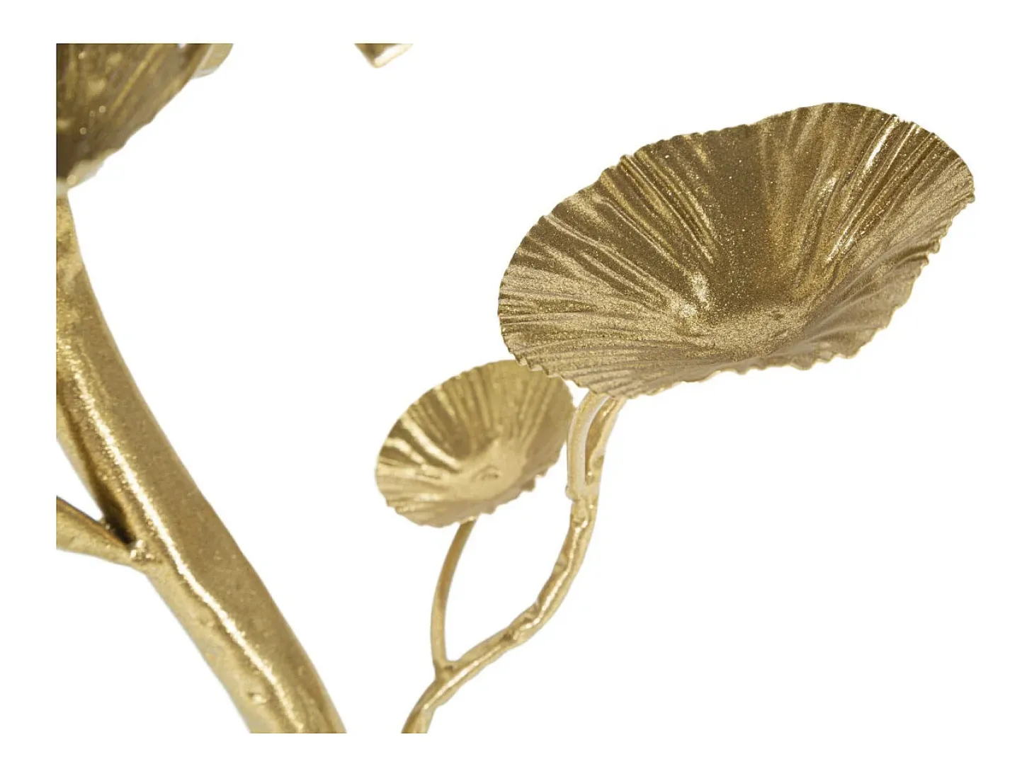 Mesa cuadrada de metal dorado con superficie de espejo Tisty
