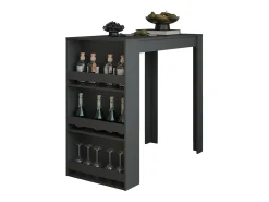 Mesa de bar antracita 57x117x106 repose