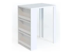 Mesa de bar blanco 57x80x106