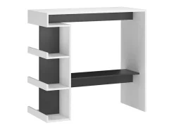 Mesa de bar blanco 108x50x103 dana