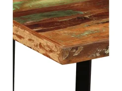 Mesa de bar de madera maciza reciclada 120x60x107 cm ES261919