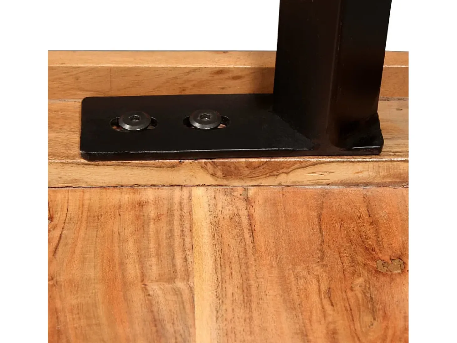 Mesa de bar de madera maciza de acacia 60x60x107 cm