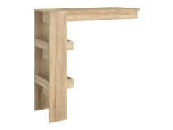 Mesa de bar de pared contrachapada roble Sonoma 102x45x103,5cm