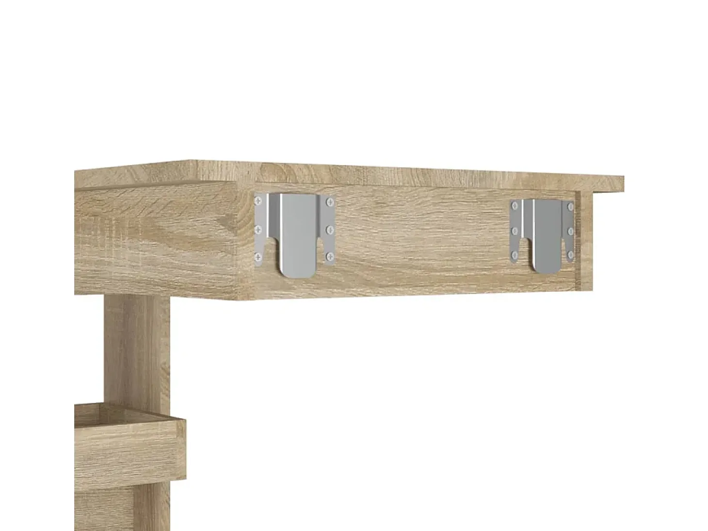 Mesa de bar de pared contrachapada roble Sonoma 102x45x103,5cm