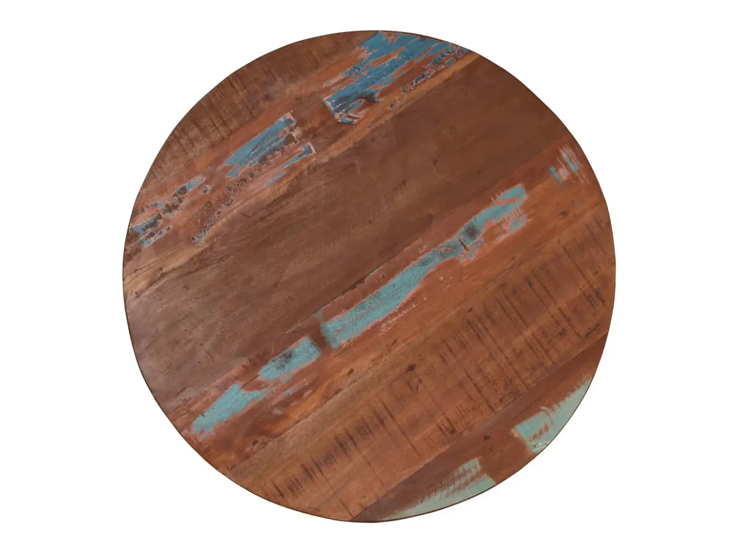Mesa de bar madera maciza reciclada 75x(76-110) cm