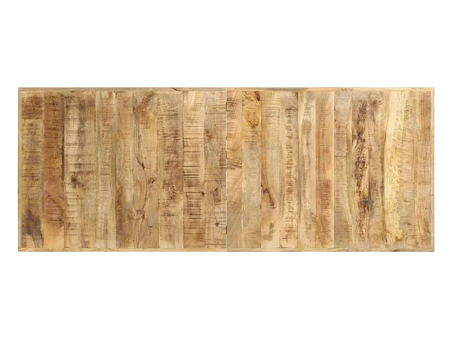 Mesa de bar madera maciza de mango rugosa 180x70x107 cm