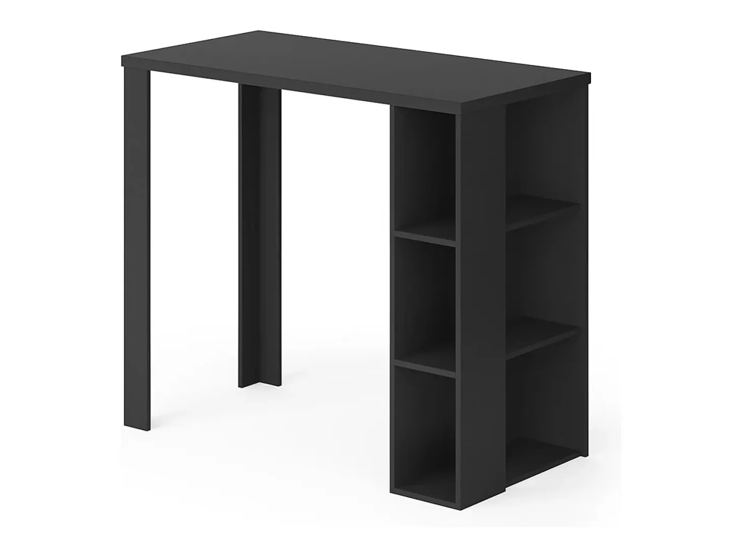 Mesa de bar negro 120x60x105.6 noel
