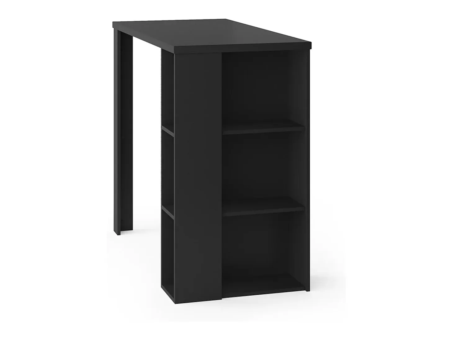 Mesa de bar negro 120x60x105.6 noel
