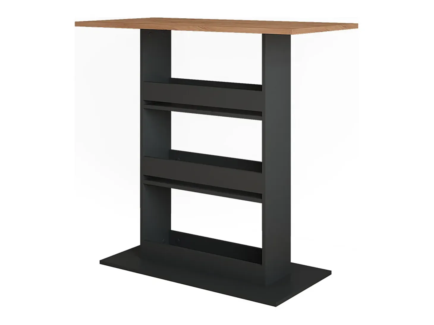 Mesa de bar oro power roble/antracita 110x55x106 repose