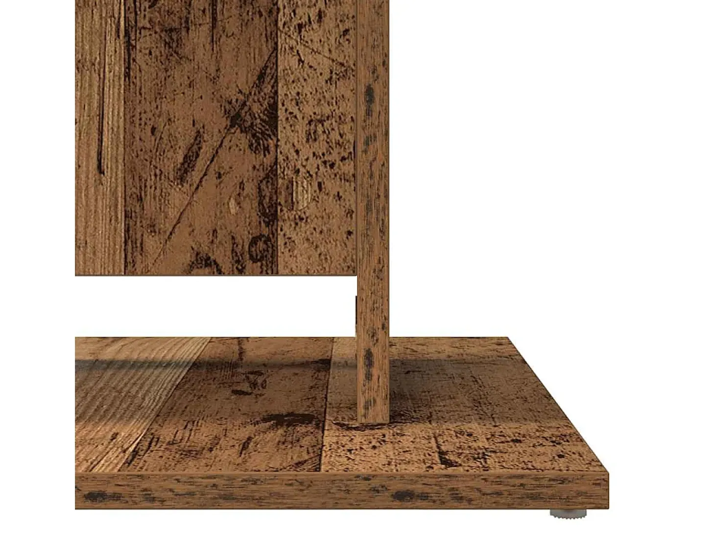 Mesa de bistró de madera de ingeniería envejecida 60x60x75 cm