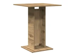 Mesa de bistró madera de ingeniería roble artisan 60x60x75 cm