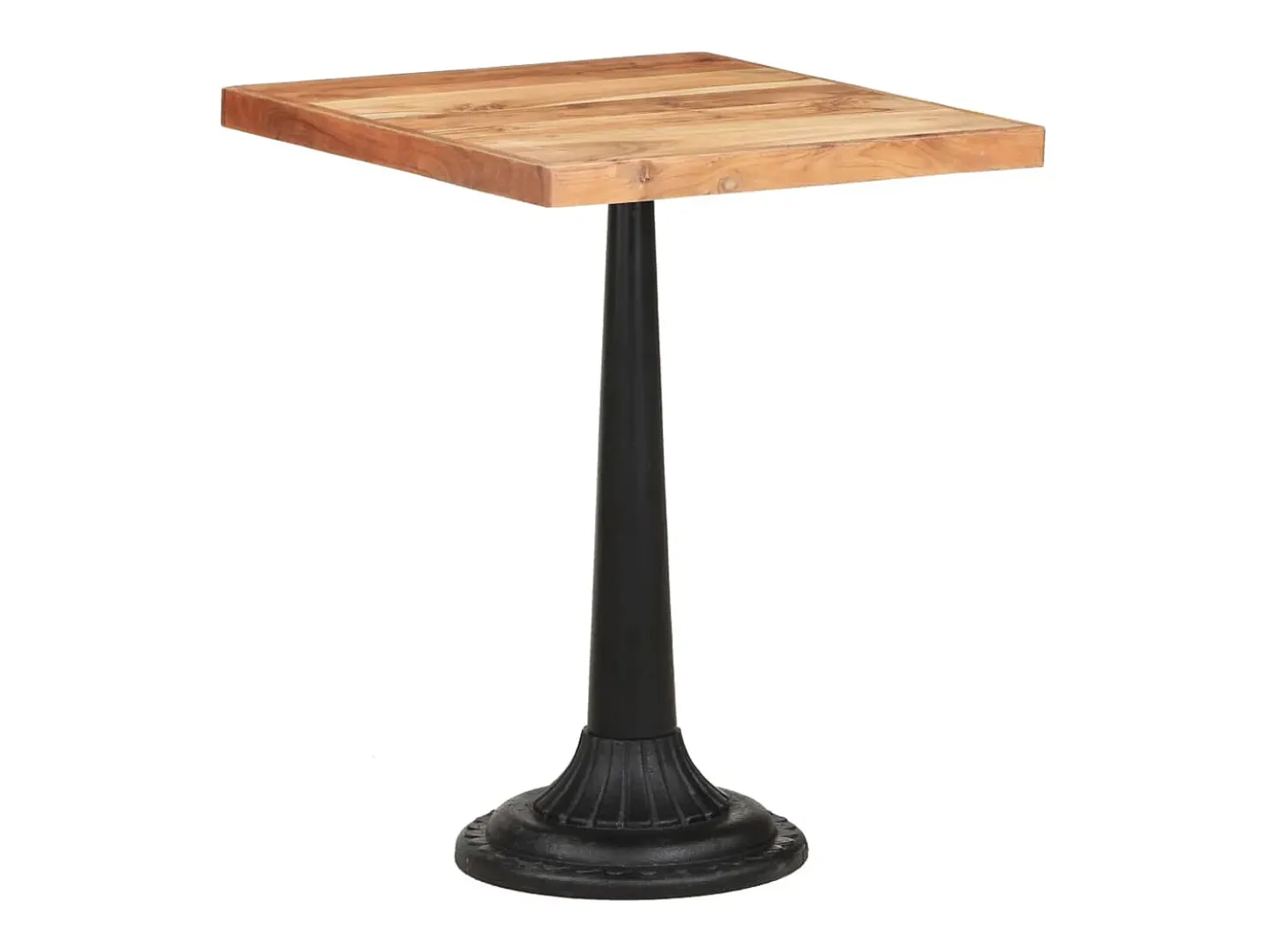 Mesa de bistró madera maciza de acacia 60x60x76 cm