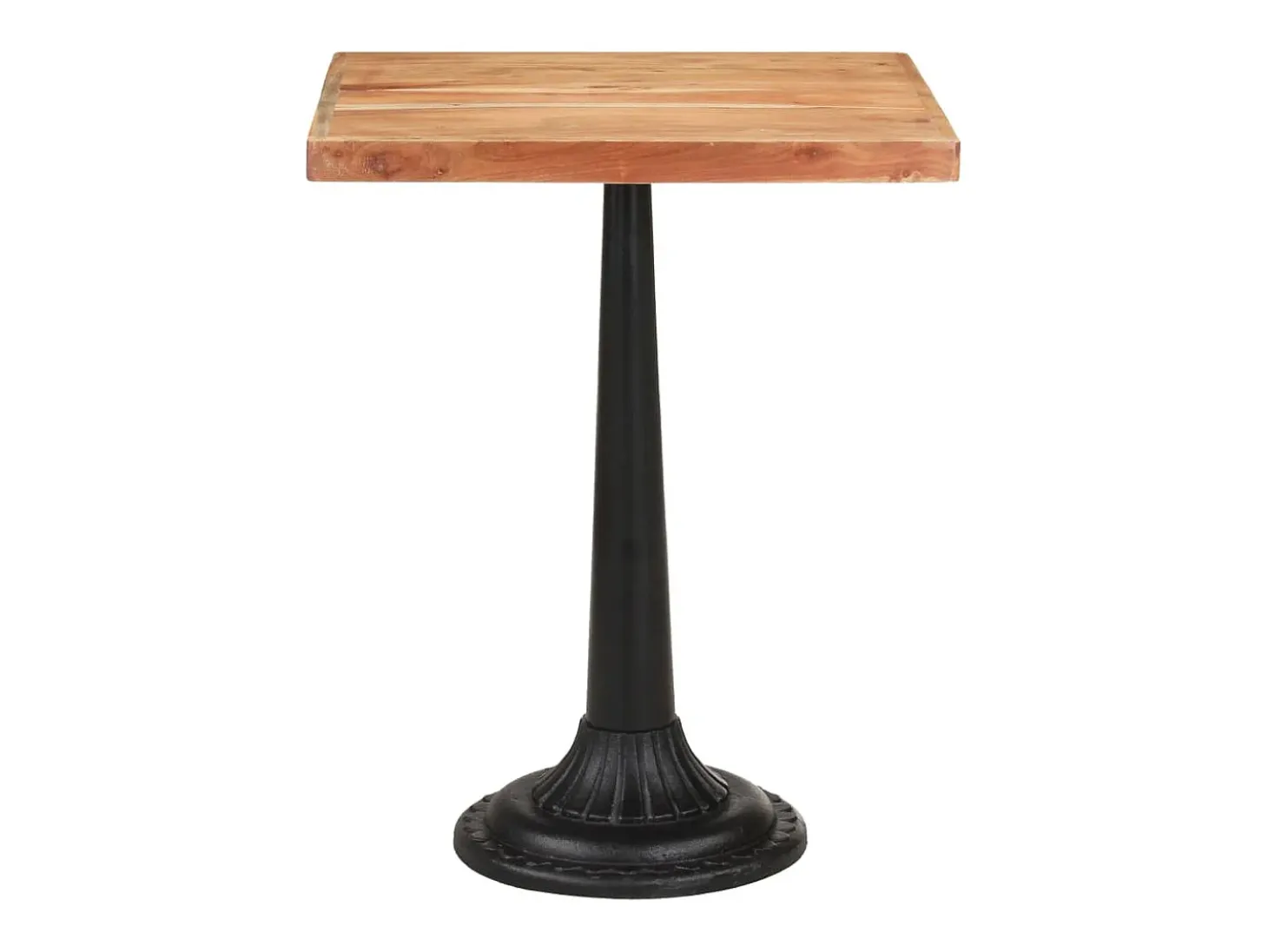 Mesa de bistró madera maciza de acacia 60x60x76 cm