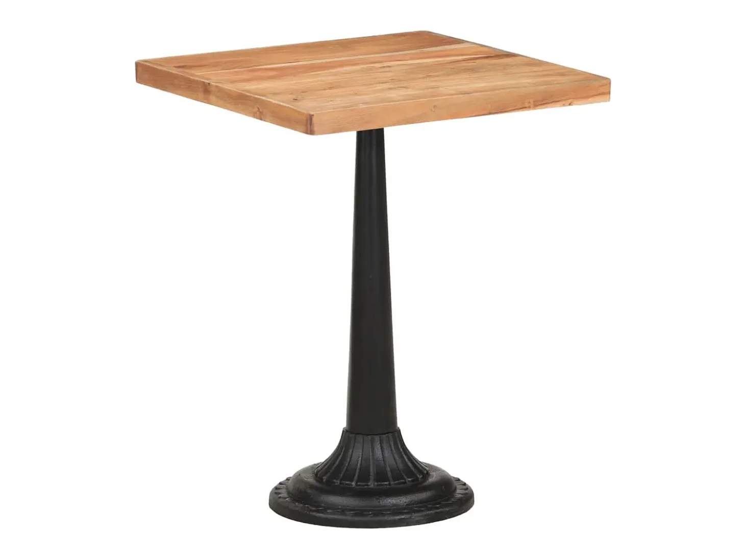 Mesa de bistró madera maciza de acacia 60x60x76 cm