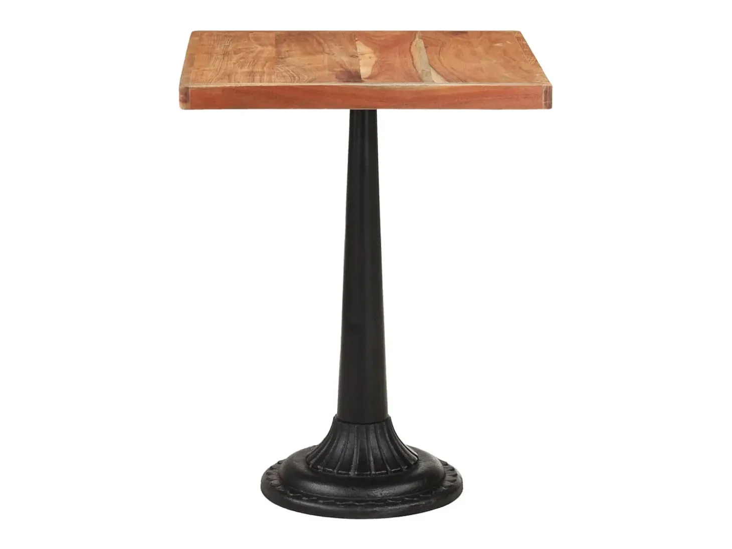 Mesa de bistró madera maciza de acacia 60x60x76 cm