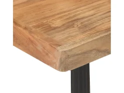 Mesa de bistró madera maciza de acacia 60x60x76 cm