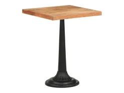 Mesa de bistró madera maciza de acacia 60x60x76 cm