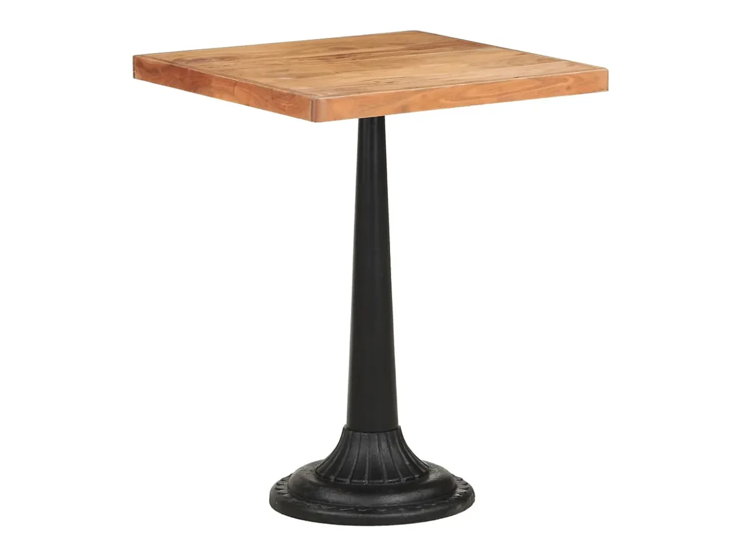 Mesa de bistró madera maciza de acacia 60x60x76 cm