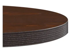 Mesa de bistró MDF marrón oscuro 60 cm