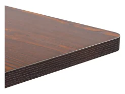 Mesa de bistró MDF marrón oscuro 50x50 cm