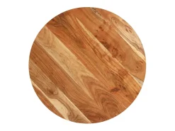 Mesa de bistró redonda madera maciza de mango Ø80x75 cm